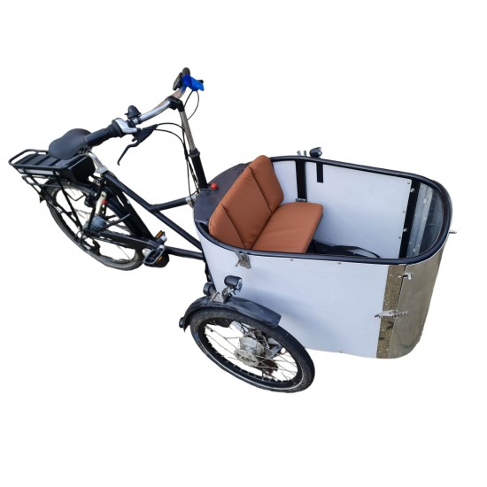 Nihola bakfiets kussenset model Evi kleur cognac