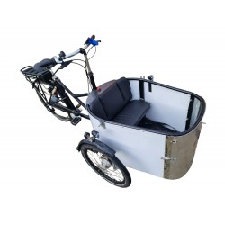 Nihola bakfiets kussenset model Evi kleur zwart