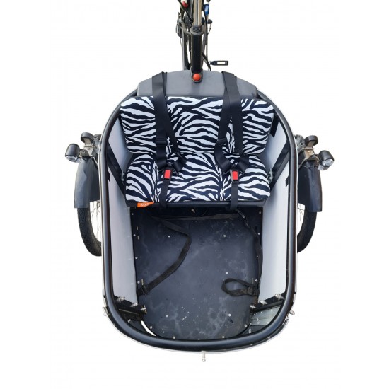 Nihola bakfiets kussenset model Evi kleur zebra