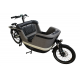 Kussenset geschikt voor Gazelle Makki model Capi kleur zwart-wit skyleer bakfiets kussens