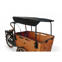 Vogue Superior 3 bakfiets zonnedak zwarte zonneluifel