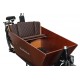 Bakfiets kussenset geschikt voor Bakfiets.nl Cargo Bike Capi donkerbruin