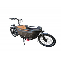 Batavus 2 kussenset, model Capi kleur cognac skyleer bakfiets kussens