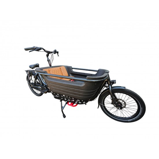 Batavus 2 kussenset, model Capi kleur cognac skyleer bakfiets kussens
