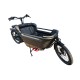 Batavus 2 lounge kussenset, model Capi kleur zwart-wit skyleer bakfiets kussens
