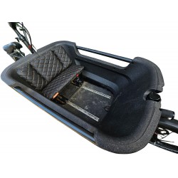 Batavus 2 kussenset, model Capi kleur zwart skyleer bakfiets kussens