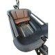 Batavus 2 kussenset, model Capi kleur donkerbruin skyleer bakfiets kussens