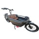 Batavus 2 kussenset, model Capi kleur donkerbruin skyleer bakfiets kussens