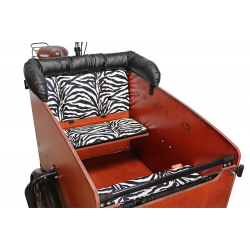 Babboe Big Bakfiets kussenset model Evi kleur zebra