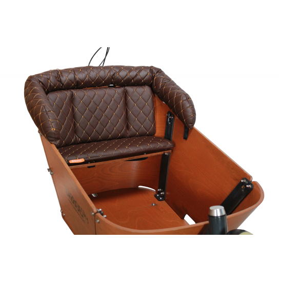 Babboe City kussenset model Capi  kleur donkerbruin