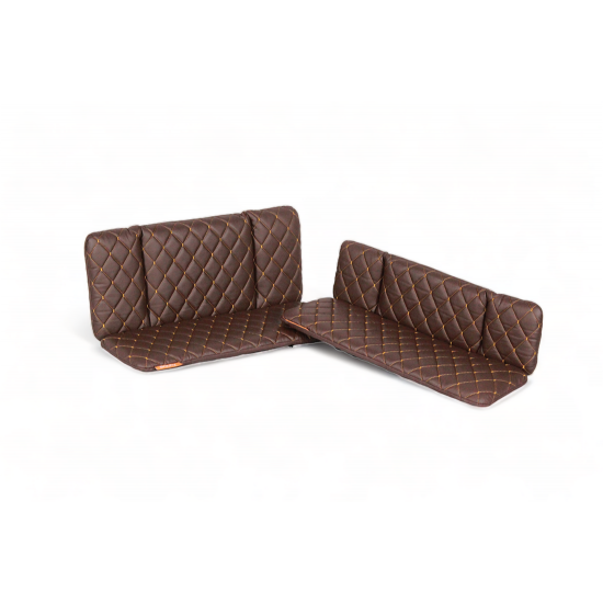 Babboe City kussenset model Capi  kleur donkerbruin
