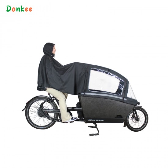 Donkee poncho geschikt voor Urban Arrow bakfiets plus regentent
