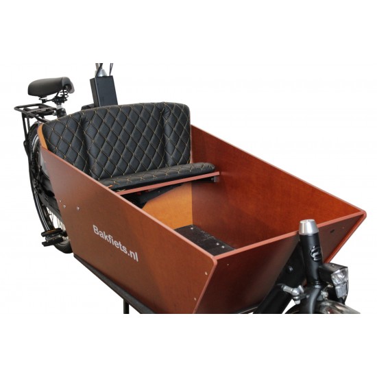 Bakfiets kussenset geschikt voor Bakfiets.nl Cargo Bike Capi zwart