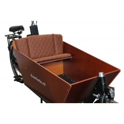 Bakfiets kussenset geschikt voor Bakfiets.nl Cargo Bike Capi cognac