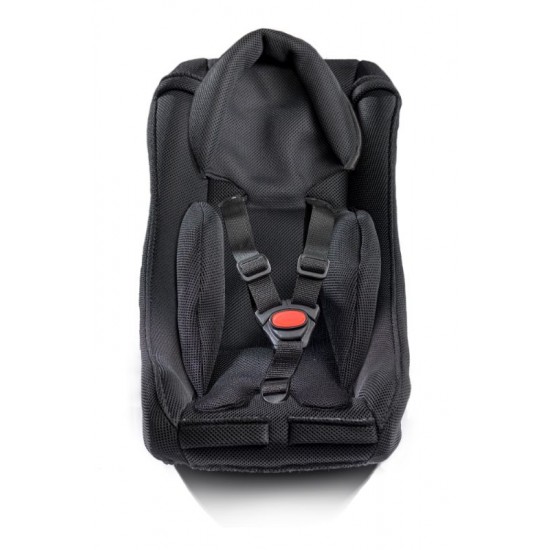 Melia bakfiets babyschaal comfort Plus 2-9 maanden 5 punts bevestiging zwart