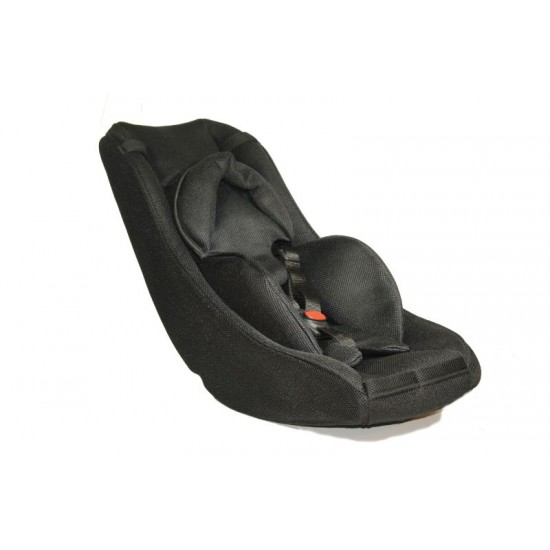 Melia bakfiets babyschaal comfort Plus 2-9 maanden 5 punts bevestiging zwart