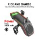 Oplaadbare Fiets Telefoonhouder Met Bluetooth Speaker Fietsbel Fiets Licht 5000Mah Voorlamp Fiets Accessoires