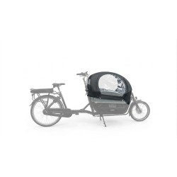 Gazelle Cabby bakfiets regentent zwart geschikt voor alle modellen