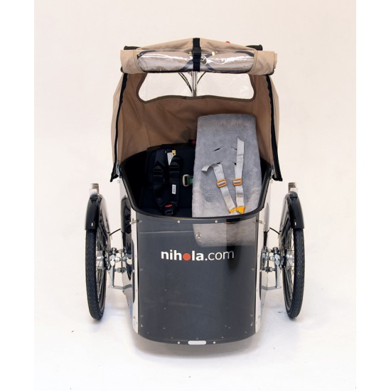 Nihola Family E-bakfiets, geschikt voor 2 kinderen
