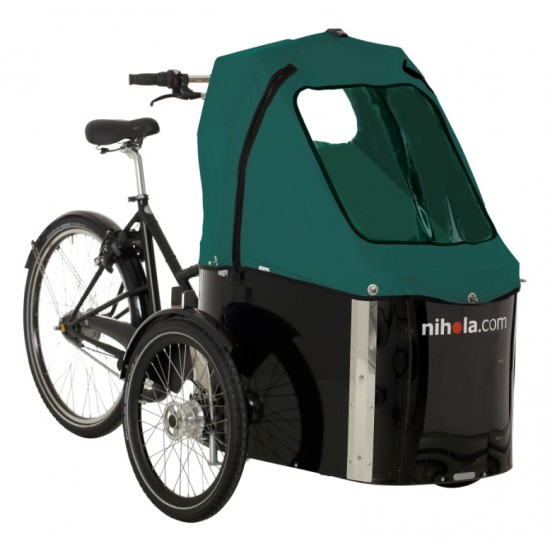 Nihola Family E-bakfiets, geschikt voor 2 kinderen