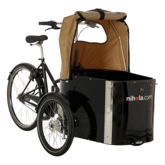Nihola Family E-bakfiets, geschikt voor 2 kinderen