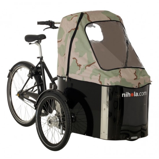 Nihola Family E-bakfiets, geschikt voor 2 kinderen