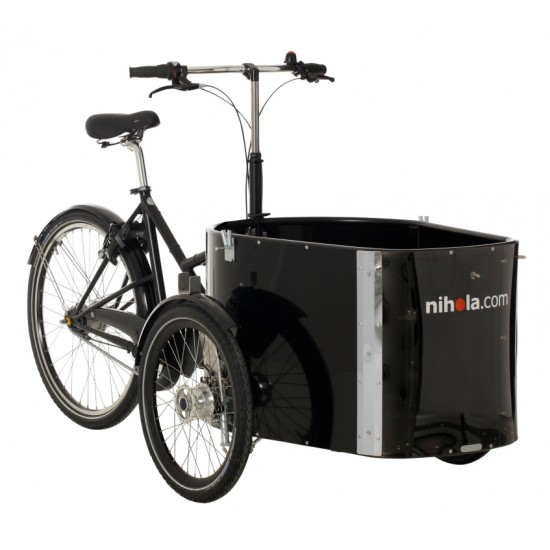 Nihola Family E-bakfiets, geschikt voor 2 kinderen